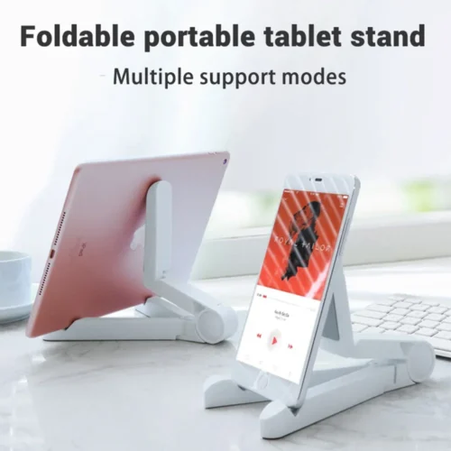 Alternative view of Universal Folding Tablet Holder for iPad and Samsung Tablets, 4.7 to 12.9 Inches