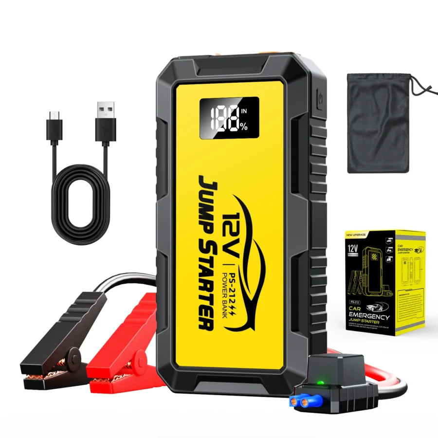 2000A Car Starter, Ultra-Low Temperature Instant Start, LED Lighting & USB Charging, Suitable for Gasoline/Diesel Engines - Image 3