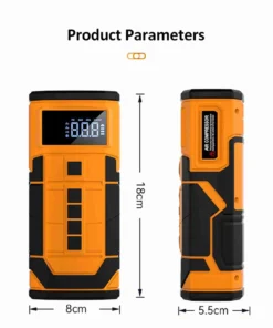 Alternative view of Car Jump Starter 600A Peak 150PSI 14.8V Cordless Lithium Ion Tire Inflator Emergency Power Starter