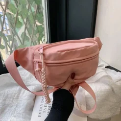 Women's Crossbody Bag Waterproof Canvas Sling Waist Pack for Hiking