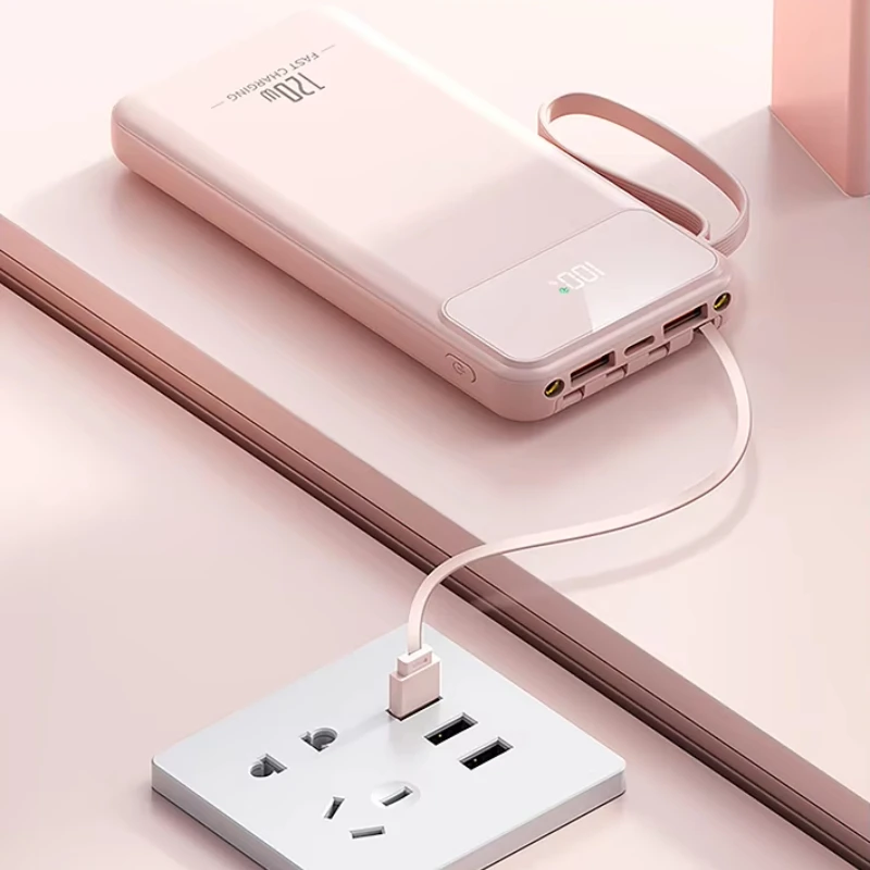 Large Capacity 20000mAh Power Bank with 120W Fast Charging and LED Light for iPhone, Huawei, Samsung - Image 5