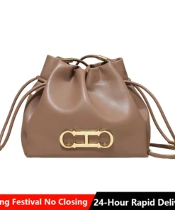 CH Casual Style Daily Ladies Small Bag Premium Sense Ladies Commuter Bag High Quality Solid Colour Design Ladies Shoulder Bag