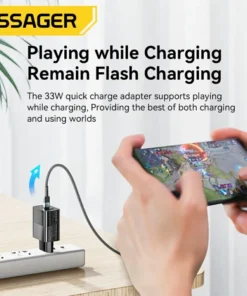Alternative view of Essager 33W GaN USB-C Charger with PD Fast Charging for iPhone and iPad