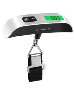 Portable Handheld Digital Travel Luggage Scale - .110lb/50kg with LCD Display, Mini Pocket-Size Electronic Weighing Tool