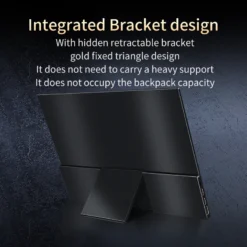 Alternative view of Portable 4K OLED Touch Screen Monitor with Type-C and HDMI for Mobile and Gaming