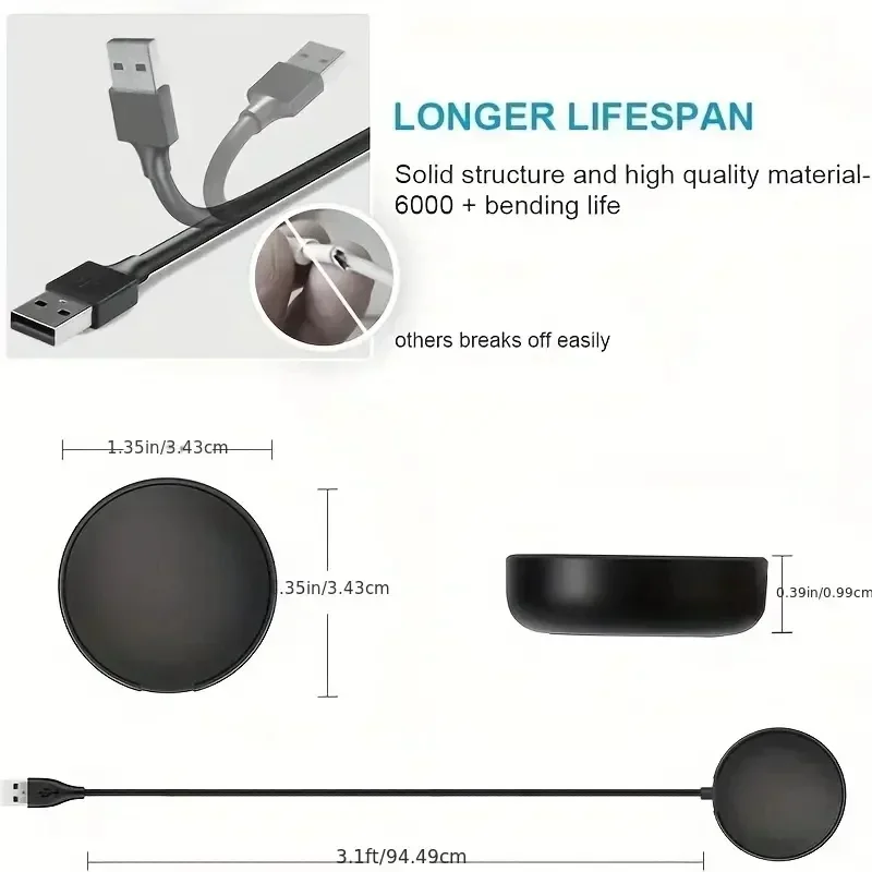 Samsung Galaxy Watch Magnetic Wireless Charger - Portable Fast Charging Dock - Image 6