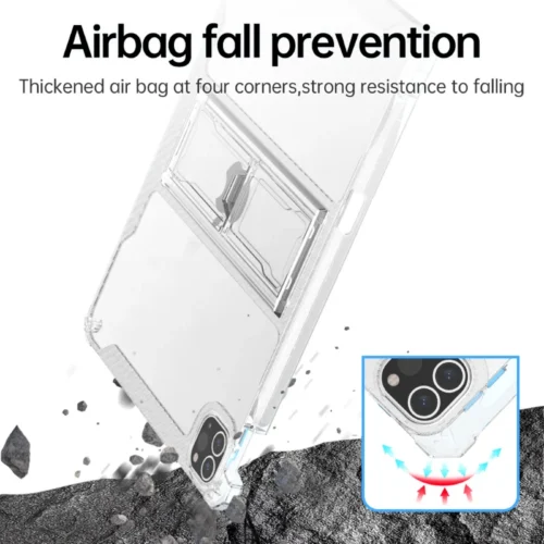 Alternative view of For iPad Case 2022 Pro 11 10th Generation 10.9 Air 5 4 10.2 7/9th 2021 Mini 6 10.5 2018 9.7 5th 6th 12 9 Transparent Cover Funda