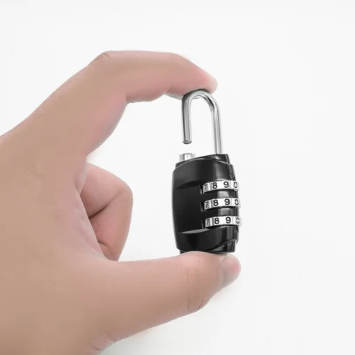 Metal Combination Luggage Lock with 4 Dials for Enhanced Security in Travel - Image 5