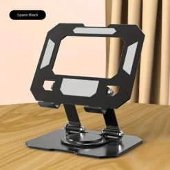 Alternative view of Adjustable Tablet Stand with 360° Rotation, Foldable Design for 4-Inch and Larger Tablets