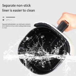 Alternative view of Large Capacity Smokeless Multifunctional Electric Air Fryer for Health-Conscious Users