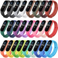 Silicone Wrist Strap for Xiaomi Mi Band 3/4/5/6/7 - Comfortable and Durable Design