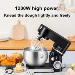 Alternative view of 5L Stand Mixer with 1000W Motor, 3-in-1 Kitchen Machine for Baking Enthusiasts