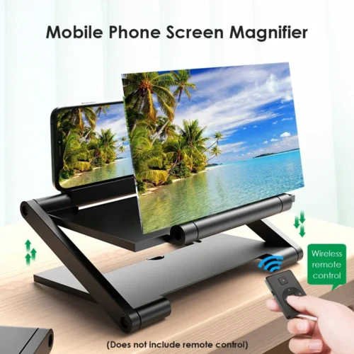 Alternative view of 8 inch 3D Screen Amplifier Mobile Phone Screen Video Magnifier HD Expander Projector Smartphone Display Magnifying Bracket