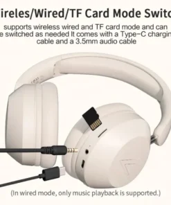 Alternative view of Wireless Bluetooth Foldable Over-Ear Sports Headphones - High Power Stereo Sound
