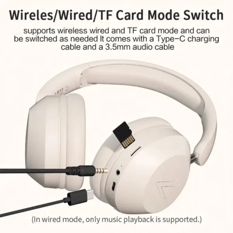 Wireless Bluetooth Foldable Over-Ear Headphones - High Power Stereo Sound for Sports Enthusiasts - Image 2