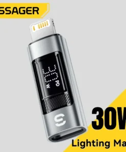 Essager Type C to Lighting OTG Adapter Digital Display Fast Charging Type-C Female To Lightning Male Connector For iPhone 15 14