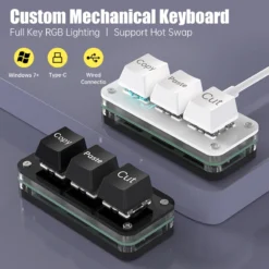 RGB Macro Programming Mini Keyboard with Hotswap Feature for Photoshop and Gaming