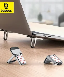 Baseus Adjustable Foldable Laptop Stand - Portable Notebook Holder for Laptops and Tablets