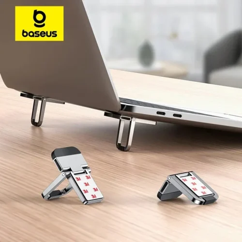 Baseus Adjustable Foldable Laptop Stand - Portable Notebook Holder for Laptops and Tablets