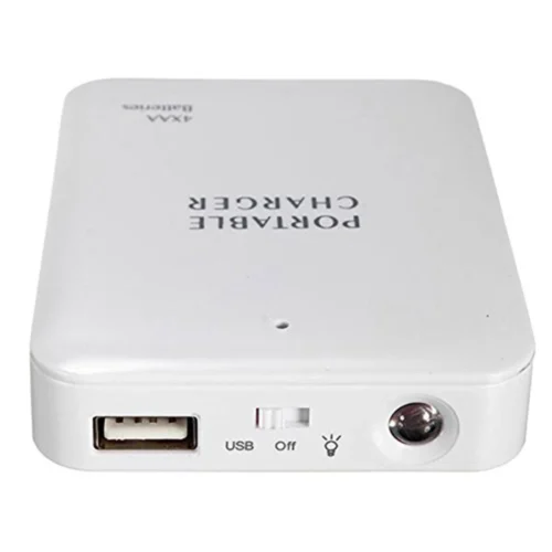 Portable USB Power Bank Charger - 4x AA Battery Pack for iPhone