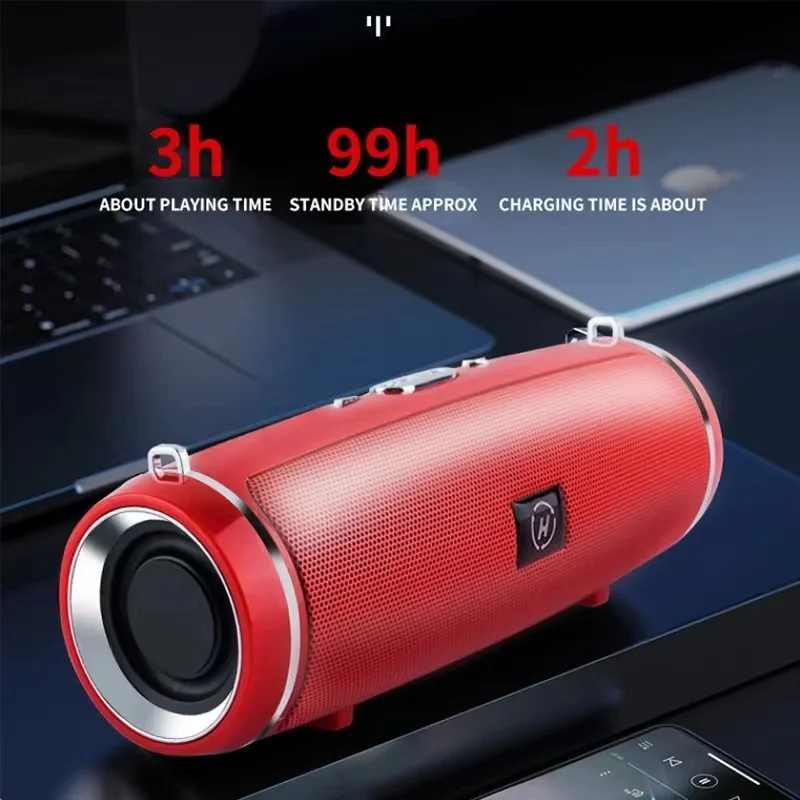 Portable 200W Bluetooth Speaker - Waterproof, HIFI Stereo Sound, FM Radio, TF Card Support - Image 4