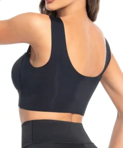 Alternative view of 3Pcs Women Sport Bras Plus Size Seamless Lace Bra Bralette Backless Lady Brassiere Vest Female Gathers Shock-Proof Wireless Top