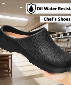 Hotel Kitchen Non-Slip Oil-Resistant Chef Shoes - Casual Flat Work Footwear, Breathable Comfort, Plus Size 47