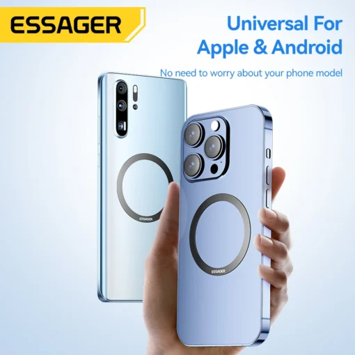 Magnetic Metal Rings for MagSafe Chargers - Adhesive Plate Stickers for iPhone 15, 14, 13, 12 Pro and Android Phones - Image 6