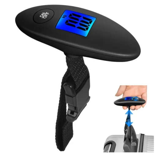 Digital Luggage Scale with High Precision LCD Display and Webbing Belt for Travelers - Image 5