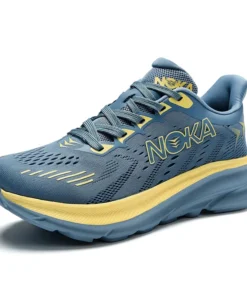 Men's Running Shoes Jogging Breathable Mesh Cushioning Non-Slip Outdoor Luxury shoes Couple Trainer Race Sneakers Off-road Shoes