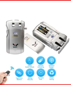 Wafu Smart WiFi Electronic Door Lock with Remote Control and Bluetooth Access
