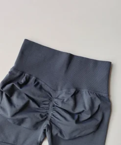 Alternative view of Peach Women's High Waist Hip Lifting Sports Shorts