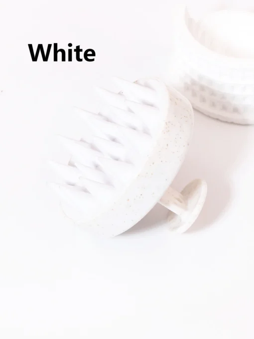 Silicone Scalp Massage Brush with Soft Bristles for Wig Care - Image 5