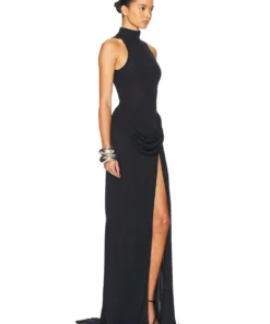Alternative view of Blifanbo Women's Off-Shoulder Thigh Split Maxi Dress