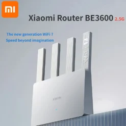 Xiaomi Router BE3600 Dual-Band WiFi 7 with Gaming Acceleration for Home Networking