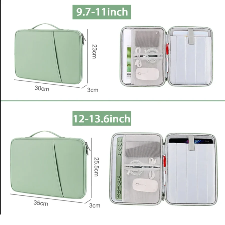 Waterproof Laptop Sleeve Handbag for MacBook and Lenovo, HP, Xiaomi (13-16 Inch) - Image 2