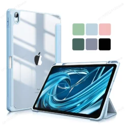 iPad Case with Pencil Holder for 10.2 9th 8th 7th 10 10th Gen, Pro 11 12.9, and Air 5 4