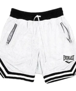 EVERLAST Fitness Sports Basketball Shorts Men's Summer Casual Loose Breathable Mesh Shorts Fashion Hip Hop Sweatpants