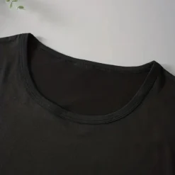 Alternative view of Casual T-shirt with Heartbeat Print Design for Women in Summer and Spring