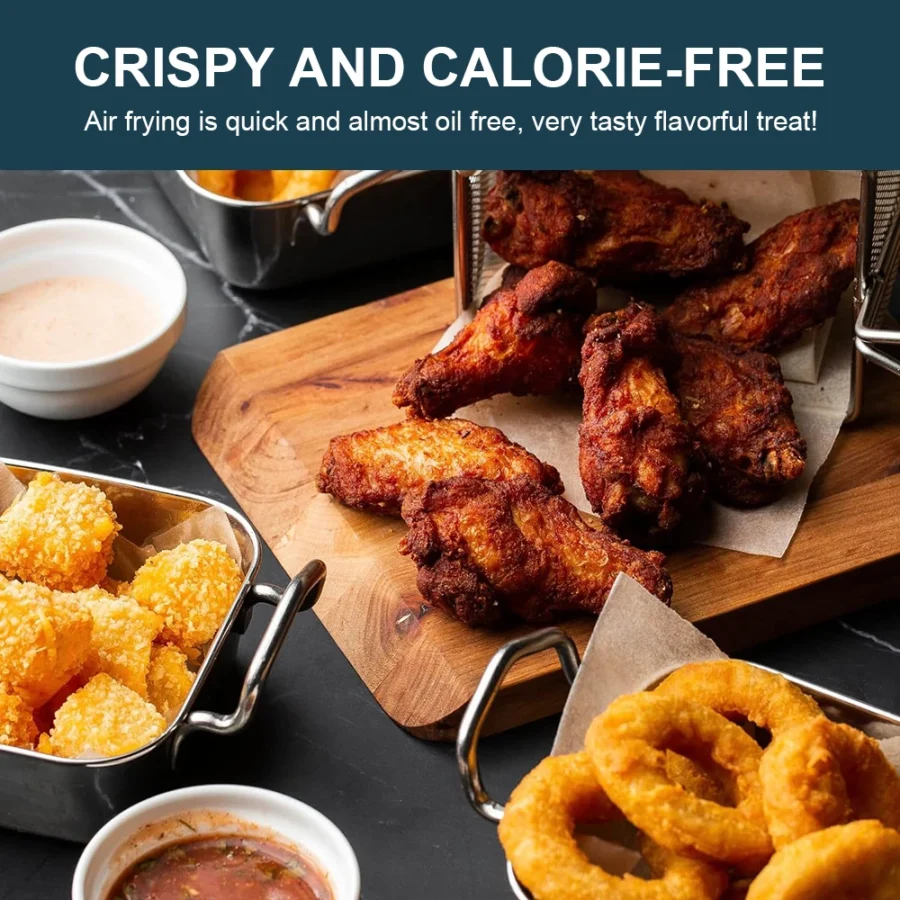 8.5L Air Fryer with LED Display, Touch Control, and Adjustable Temperature - Image 6