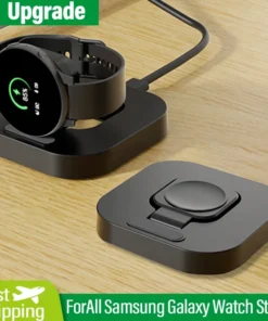 Watch Wireless Charger Stand For Samsung Galaxy Watch 6 5 4 3 Pro 45/40/44mm Active 2 Classic Type C Fast Charging Dock Station