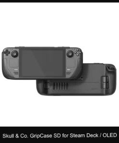 Skull & Co. GripCase SD Protective Case Standable Cover Soft Material Shell for Steam Deck EDC Case Carring Bag for Steam OLED