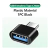 1x USB to C Black