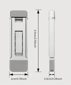 Alternative view of Aluminum Foldable Laptop and Phone Stand - 3-Speed Adjustable, Portable, Compatible with MacBook