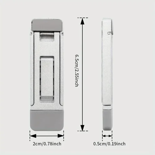 Alternative view of Aluminum Foldable Laptop and Phone Stand - 3-Speed Adjustable, Portable, Compatible with MacBook