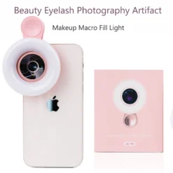 Mobile Lens Magnifier with 15X Zoom and Light for Photography and Macro Use