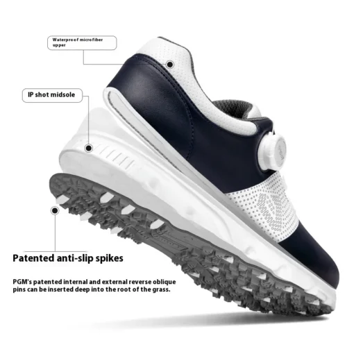 Men's Waterproof Golf Shoes with Anti-Slip Sole for Enhanced Stability and Comfort - Image 4
