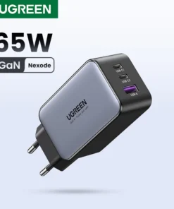 UGREEN 65W GaN USB-C Charger with Quick Charge for iPhone and Laptops