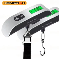 Portable Hanging Scale with Digital Display for Travel Baggage Weighing up to 50kg