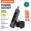 3 AC sockets USB-193